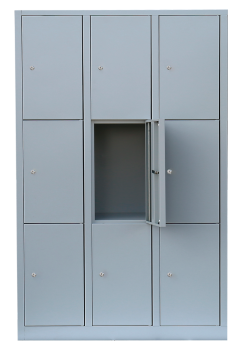 Schließfachschrank aus Metall